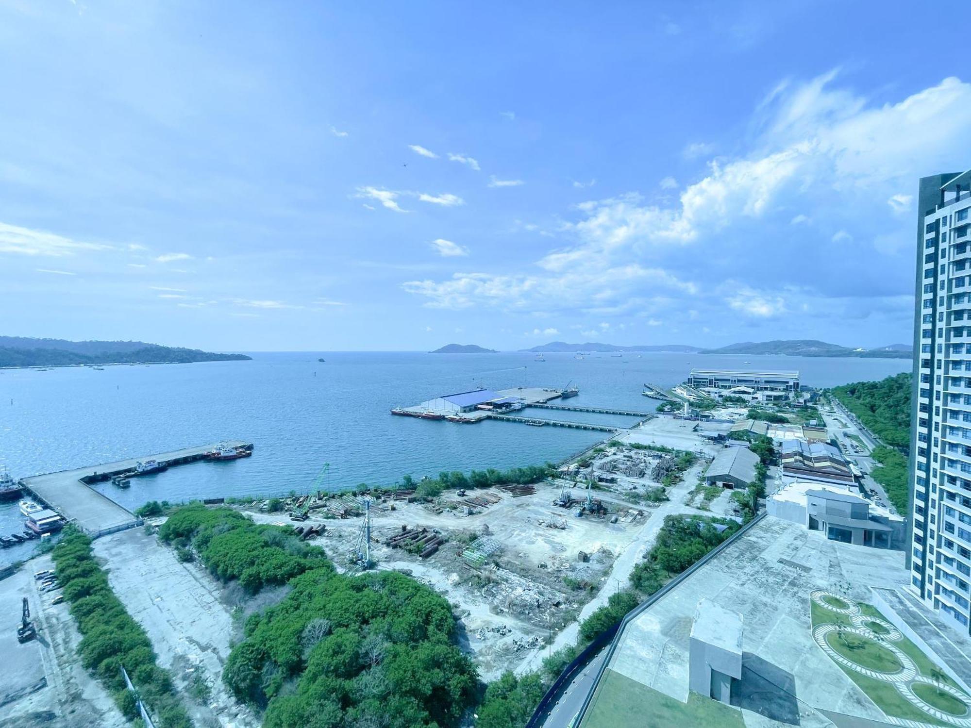 Vv Homestay Jesselton Quay Surla Sabah Mall Kk 亚庇贵赴行馆 Kota Kinabalu Eksteriør billede